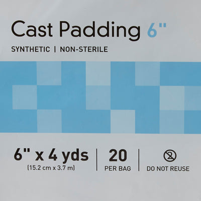 McKesson White Polyester Cast Padding, 6 Inch x 4 Yard, 1 Bag of 20 (Casting) - Img 3