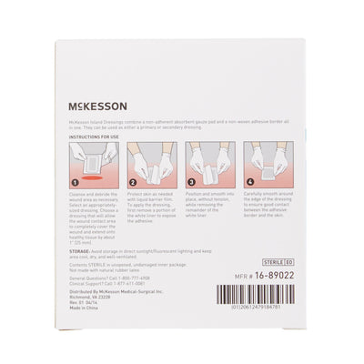 McKesson Adhesive Dressing, 2 x 2 Inch, 1 Box of 25 (General Wound Care) - Img 5
