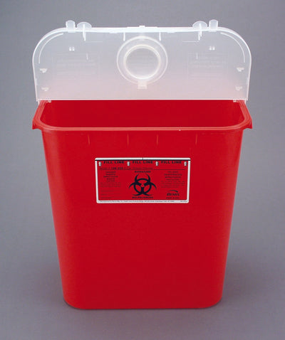 CONTAINER, SHARPS RED 8GL (10/CS) () - Img 1