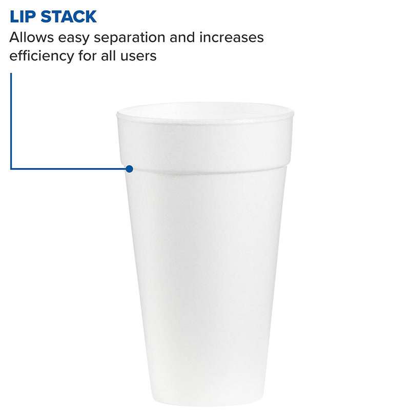 WinCup® Styrofoam Drinking Cup, 20 oz., 1 Case of 500 (Drinking Utensils) - Img 2