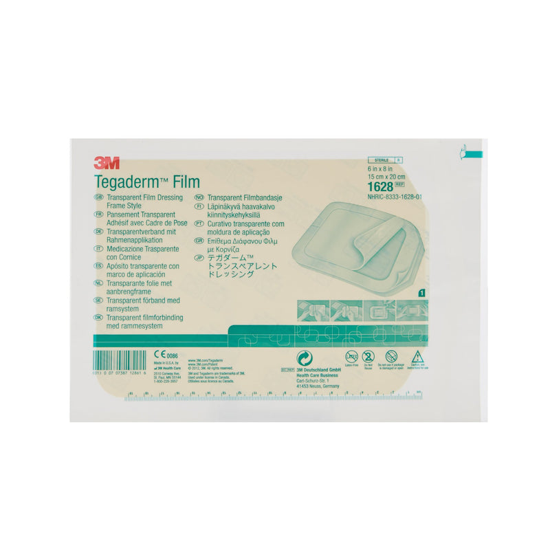 3M™ Tegaderm™ Transparent Film Dressing, 6 x 8 Inch, 1 Box of 10 () - Img 4