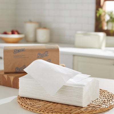 Scott Paper Towel, Single-Fold, 9.3" x 10.5", 1 Case of 16 (Paper Towels) - Img 6