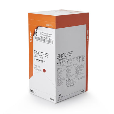 Encore® Latex Micro Surgical Glove, Size 6, Brown, 1 Case of 200 () - Img 2