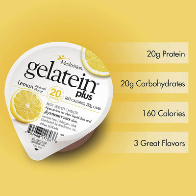 Gelatein® Plus Lemon Oral Supplement, 4 oz. Cup, 1 Case of 36 (Nutritionals) - Img 4