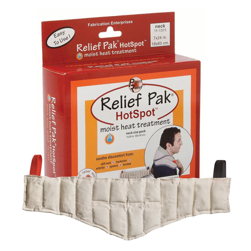 Relief Pak® HotSpot® Moist Heat Pack, Neck Contour, 1 Each (Treatments) - Img 1