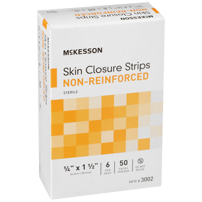 McKesson Non-Reinforced Skin Closure Strip, 1/4 x 1-1/2 in., 1 Box of 50 (Skin Closure Strips) - Img 3