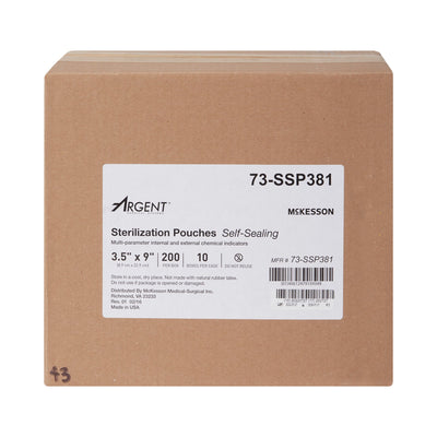 McKesson Argent® Sure-Check® Sterilization Pouch, 3½ x 9 Inch, 1 Box (Sterilization Packaging) - Img 7