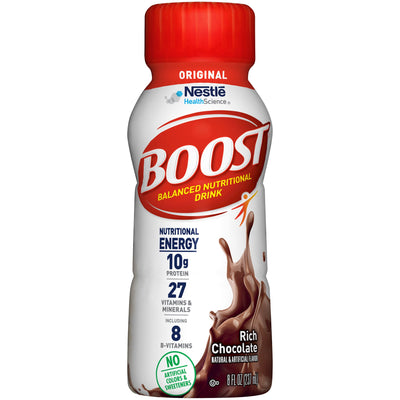 Boost® Original Chocolate Oral Supplement, 8 oz. Bottle, 1 Case of 24 (Nutritionals) - Img 2