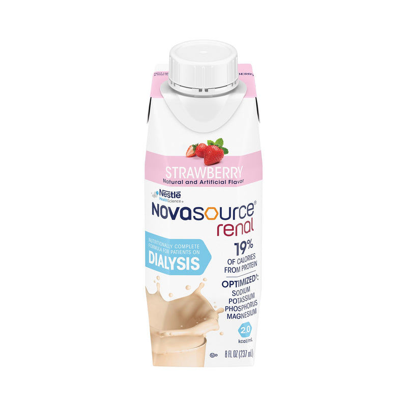 Novasource® Renal Strawberry Oral Supplement, 8 oz. Carton, 1 Each (Nutritionals) - Img 1