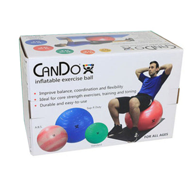 CanDo® Inflatable Exercise Ball Economy Set, 1 Each (Exercise Equipment) - Img 3