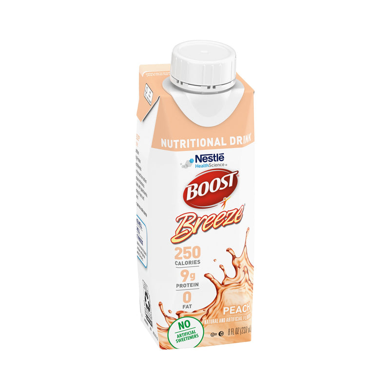 Boost Breeze® Peach Oral Supplement, 8 oz. Carton, 1 Each (Nutritionals) - Img 4