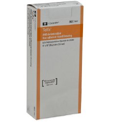 Telfa™ Impregnated Antimicrobial Dressing, 4 x 8 Inch, 1 Tray of 25 (General Wound Care) - Img 1