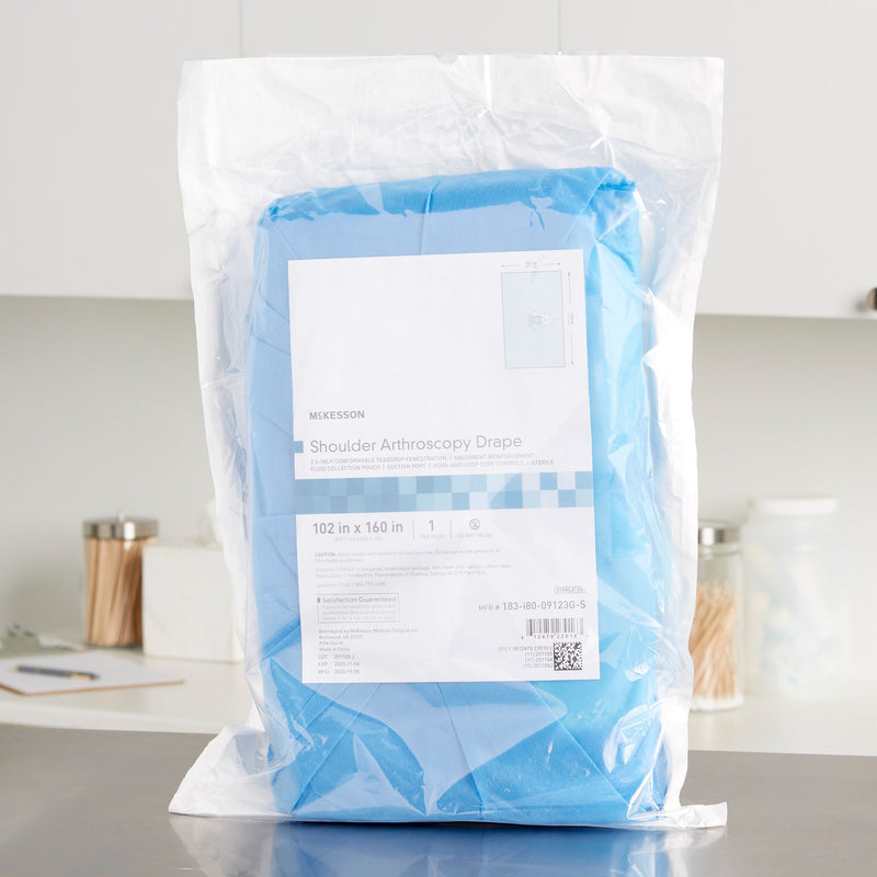 McKesson Sterile Shoulder Arthroscopy Orthopedic Drape, 102 x 160 Inch, 1 Case of 10 (Procedure Drapes and Sheets) - Img 9