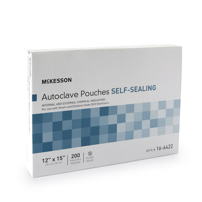 McKesson Sterilization Pouch, 12 x 15 Inch, 1 Box of 200 (Sterilization Packaging) - Img 2