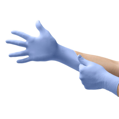FreeForm® SE Exam Glove, Medium, Blue, 1 Case of 1000 () - Img 2