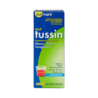 sunmark® Guaifenesin Cold and Cough Relief, 1 Each (Over the Counter) - Img 4