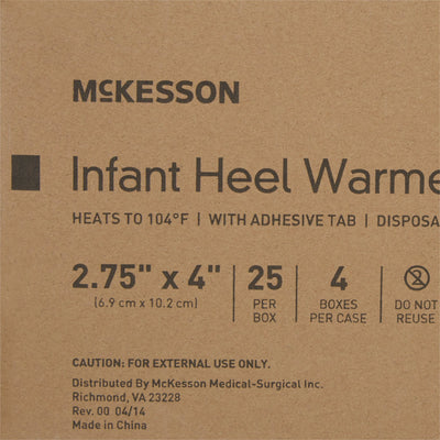 McKesson Infant Heel Warmer, 2¾ x 4 Inch, 1 Box of 25 (Treatments) - Img 4