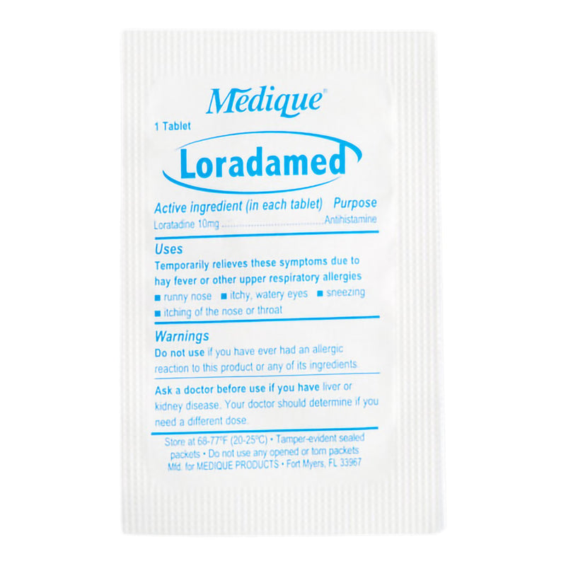 Loradamed Loratadine Allergy Relief, 1 Box of 50 (Over the Counter) - Img 3