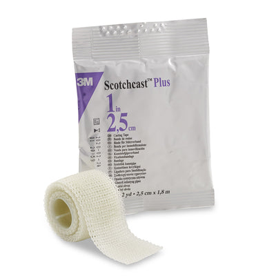 3M™ Scotchcast™ Plus Cast Tape, White, 1 Inch x 2 Yard, 1 Box of 10 (Casting) - Img 1