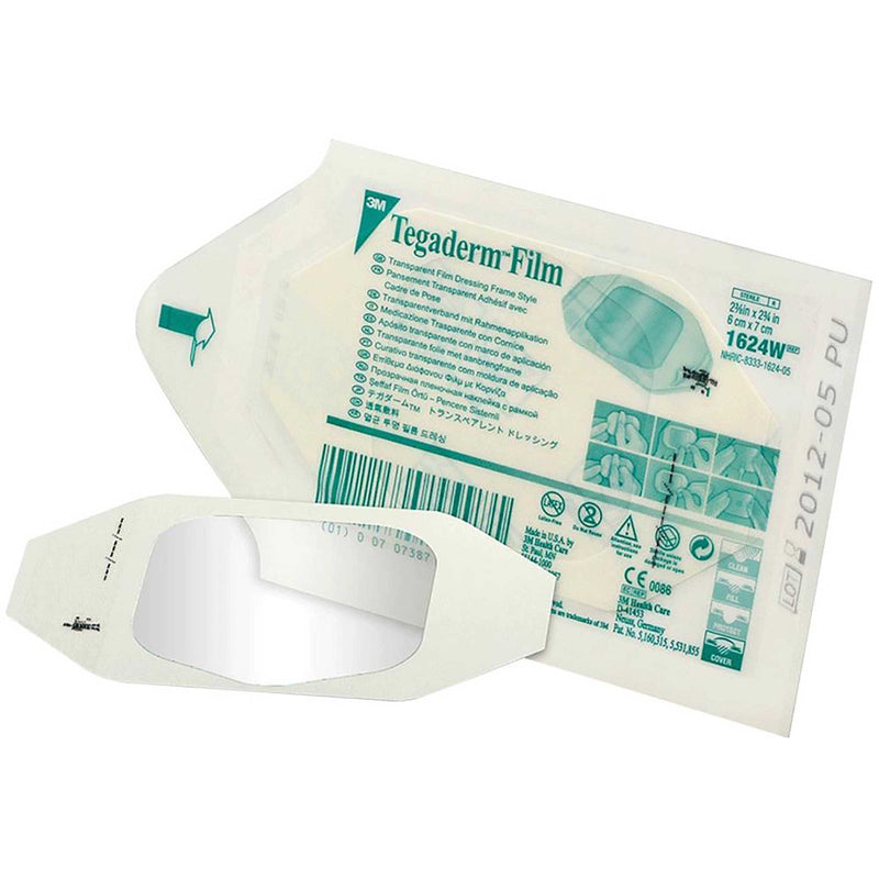 3M™ Tegaderm Transparent Film Dressing, 4 x 4-3/4 Inch, 1 Each () - Img 7