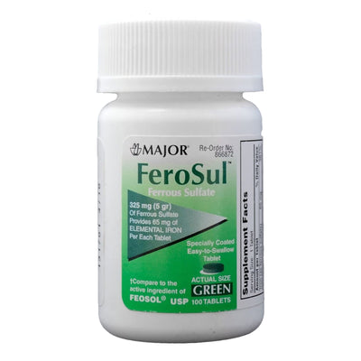 FeroSul® Iron Mineral Supplement, 1 Bottle (Over the Counter) - Img 1