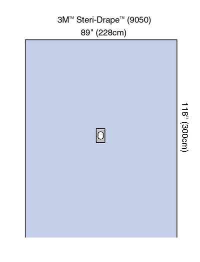 3M™ Steri- Sterile Aperture Surgical Drape, 89 x 118 Inch, 1 Case of 20 (Procedure Drapes and Sheets) - Img 1