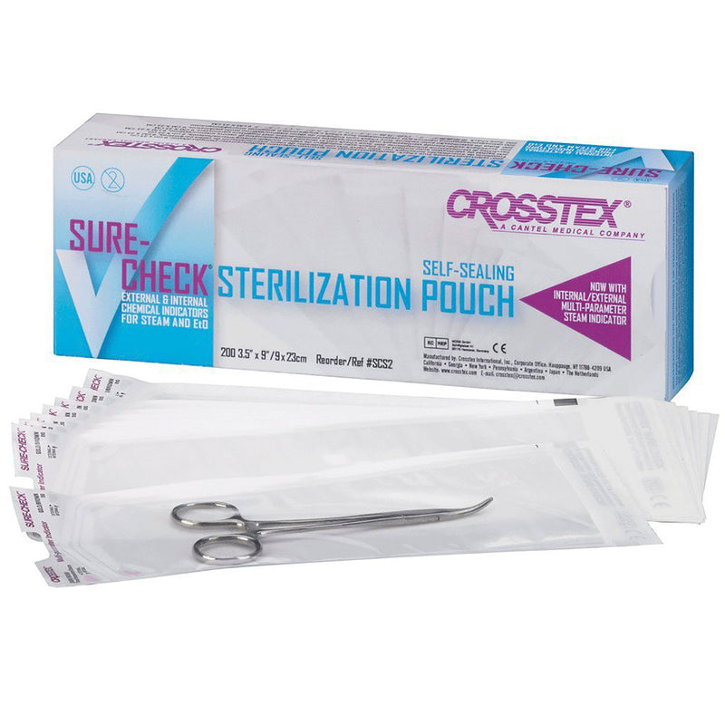 Sure-Check® Sterilization Pouch, 3½ x 9 Inch, 1 Box of 200 (Sterilization Packaging) - Img 1