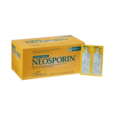 Neosporin® Bacitracin / Neomycin / Polymyxin B First Aid Antibiotic, 1 Box of 144 (Over the Counter) - Img 4