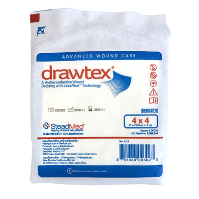Drawtex® Non-Adherent Dressing, 4 x 4 Inch, 1 Each (Advanced Wound Care) - Img 1