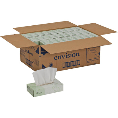 Envision Facial Tissue White 8 X 8-3/10 Inch, 1 Box (Facial Tissues) - Img 4