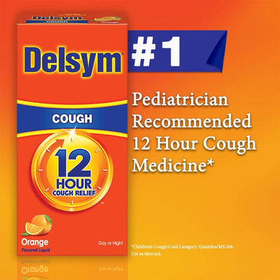 Delsym® Dextromethorphan HBr Cold and Cough Relief, 1 Each (Over the Counter) - Img 5