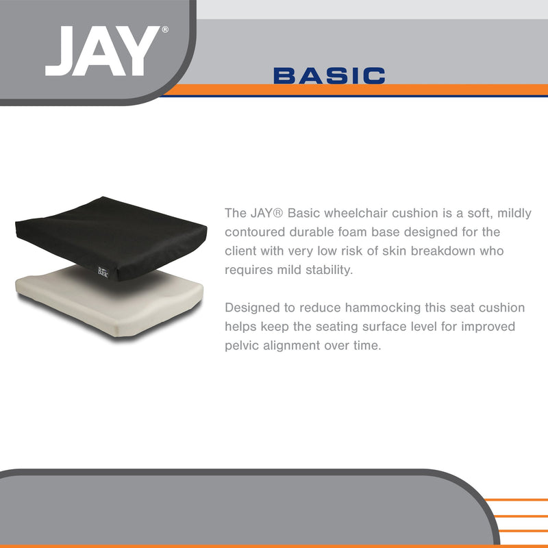 Jay® Basic Seat Cushion, 1 Each (Chair Pads) - Img 7