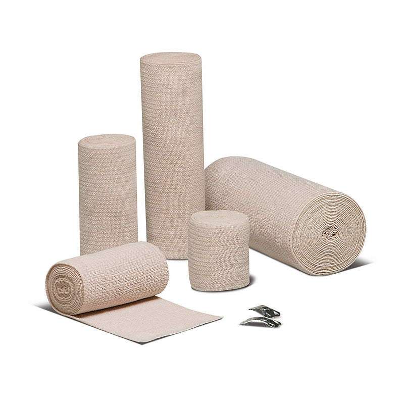 REB® LF Clip Detached Closure Elastic Bandage, 4 Inch x 5 Yard, 1 Each (General Wound Care) - Img 1