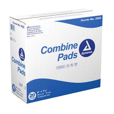 Dynarex® Sterile Abdominal Pad, 7-1/2 x 8 Inch, 1 Box of 12 (General Wound Care) - Img 3