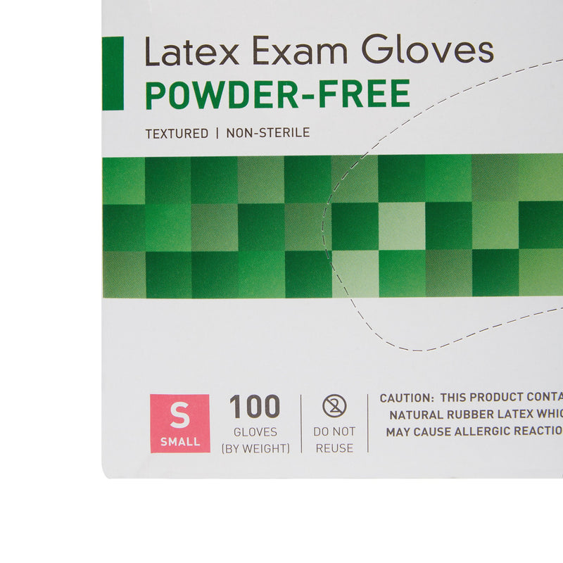 McKesson Confiderm® Latex Exam Glove, Small, Ivory, 1 Box of 100 () - Img 5