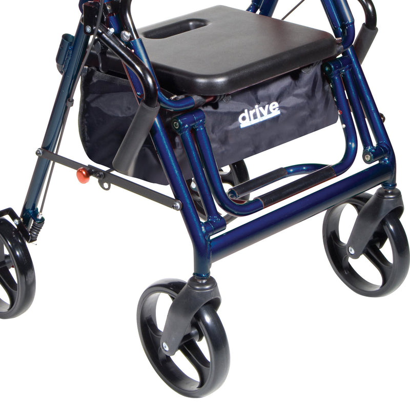 drive™ Duet 4 Wheel Rollator, Blue, 1 Case (Mobility) - Img 3