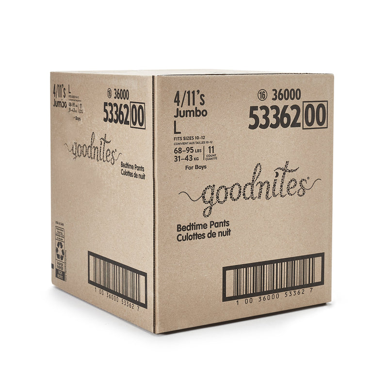 GoodNites® Absorbent Underwear, Large, 1 Pack of 11 () - Img 4