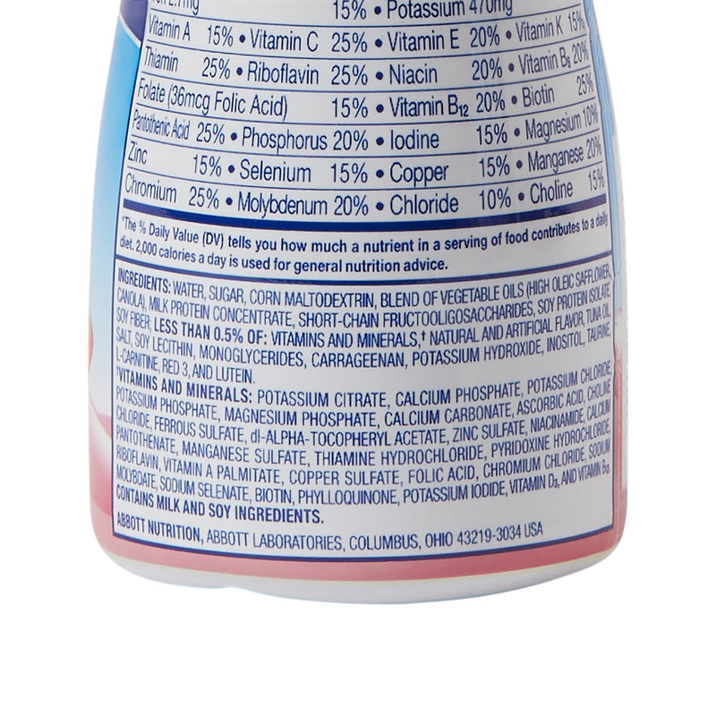 PediaSure® Grow & Gain with Fiber Strawberry Pediatric Oral Supplement, 8 oz. Bottle, 1 Each () - Img 2