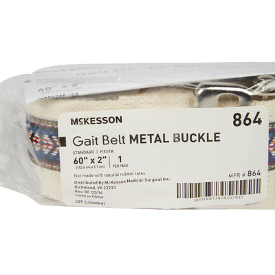 McKesson Gait Belt, 60 Inch, Fiesta Design, 1 Case of 48 (Transfer Equipment) - Img 3