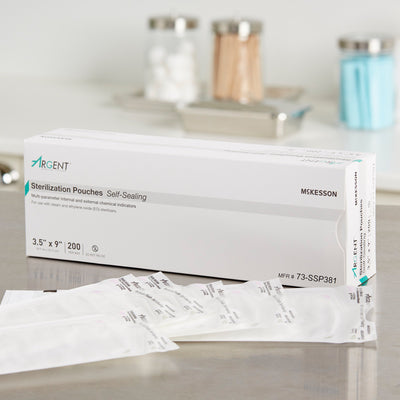 McKesson Argent® Sure-Check® Sterilization Pouch, 3½ x 9 Inch, 1 Box (Sterilization Packaging) - Img 9