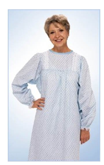 TieBack™ Patient Exam Gown, Geometric Print, 1 Each (Gowns) - Img 1