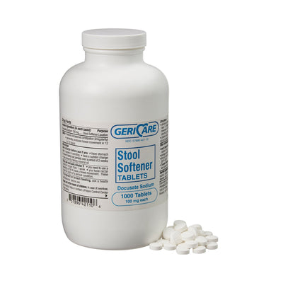 Geri-Care® Docusate Sodium Stool Softener, 1 Bottle (Over the Counter) - Img 1