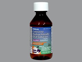CETIRIZINE HCL, SOL 1MG/ML 4OZ (Over the Counter) - Img 1