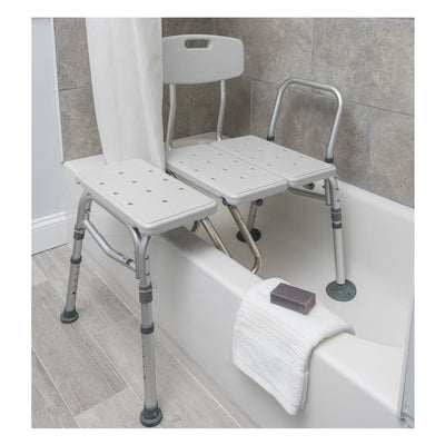 Splash Defense™ Knocked Down Bath Transfer Bench, 17½ – 22½ Seat Height, 1 Each (Transfer Equipment) - Img 6