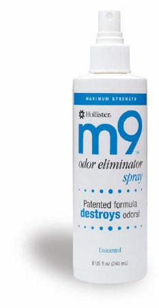 Hollister m9 Ostomy Appliance Deodorant, 8 oz, Apple Scented, 1 Box of 6 (Ostomy Accessories) - Img 1