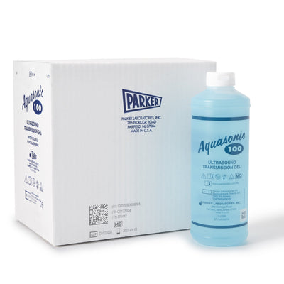 Aquasonic® 100 Ultrasound Gel, 1 Case of 12 (Conductive Gel and Cream) - Img 1