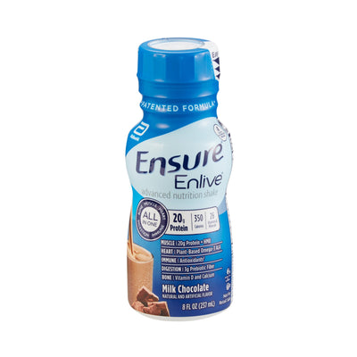 Ensure® Enlive® Advanced Nutrition Shake Chocolate Oral Supplement, 8 oz. Bottle, 1 Case of 24 (Nutritionals) - Img 1