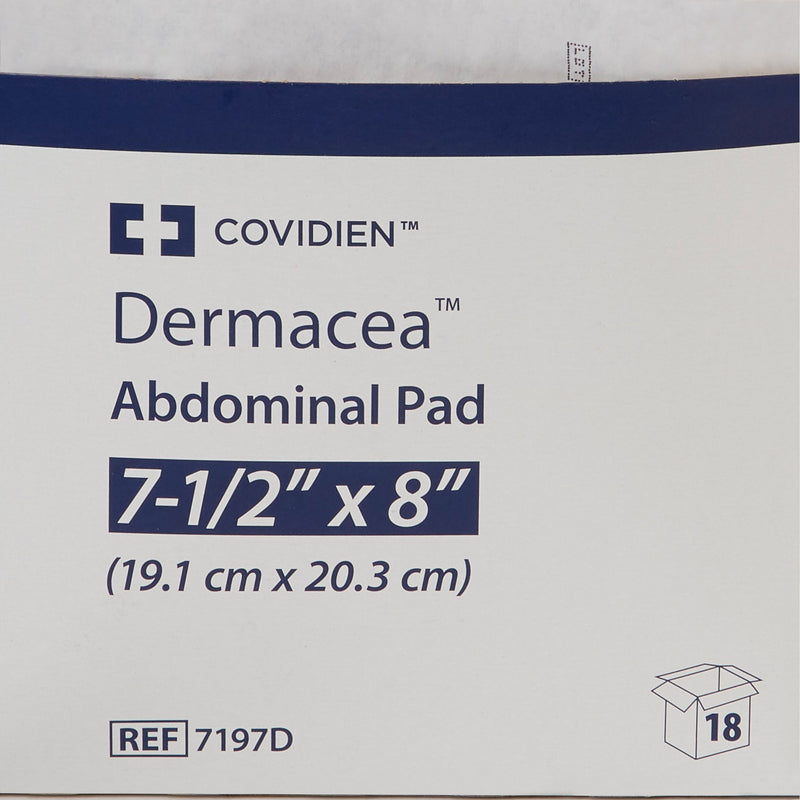 Dermacea™ Sterile Abdominal Pad, 7-1/2 x 8 Inch, 1 Tray of 18 (General Wound Care) - Img 4