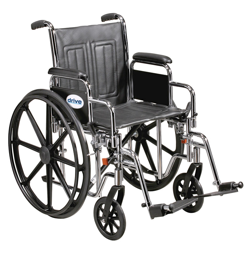 drive™ Sentra EC HD Bariatric Wheelchair, 20-Inch Seat Width, 1 Each (Mobility) - Img 1