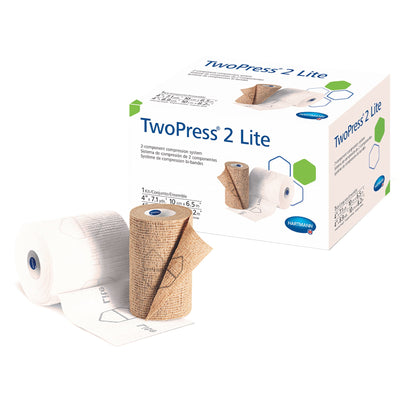 TwoPress® 2 Lite 2 Layer Compression Bandage System with Visible Indicators, 1 Kit (General Wound Care) - Img 1